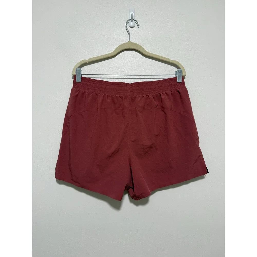 Alo Yoga Rosy Pink Lined Running Athletic Shorts Size Large